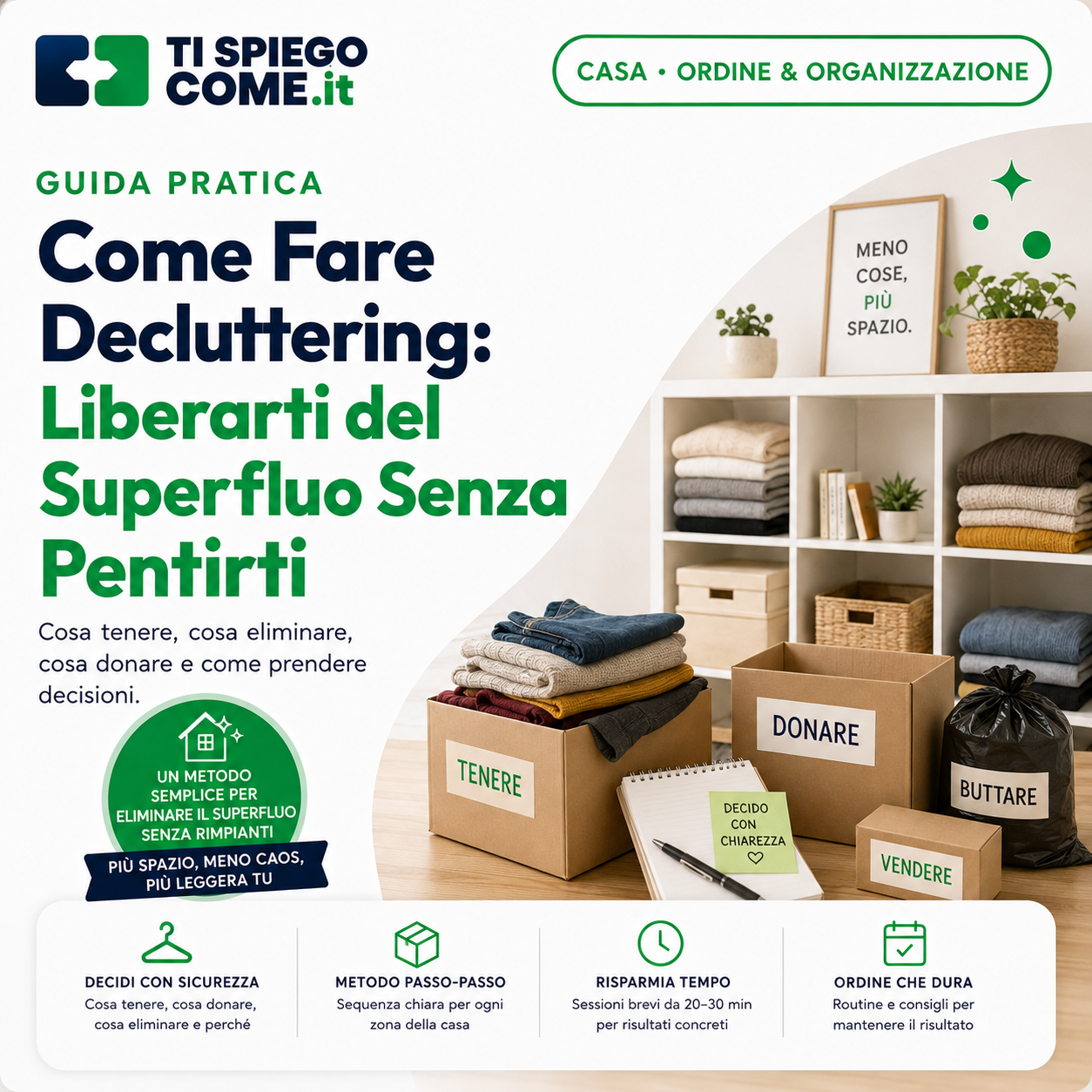 Come Fare Decluttering: Liberarti del Superfluo Senza Pentirti