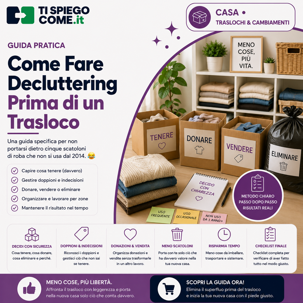 Come Fare Decluttering Prima di un Trasloco