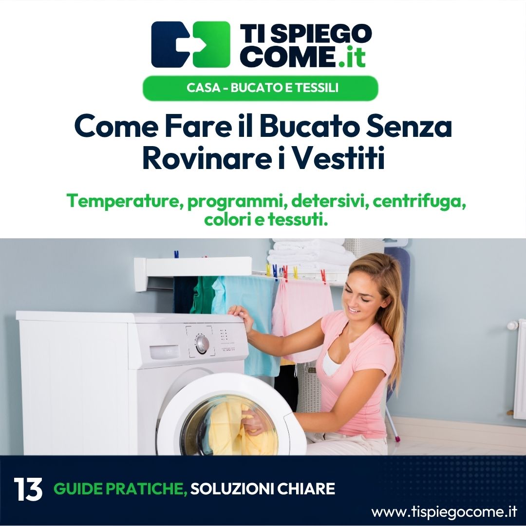 Come Fare il Bucato Senza Rovinare i Vestiti