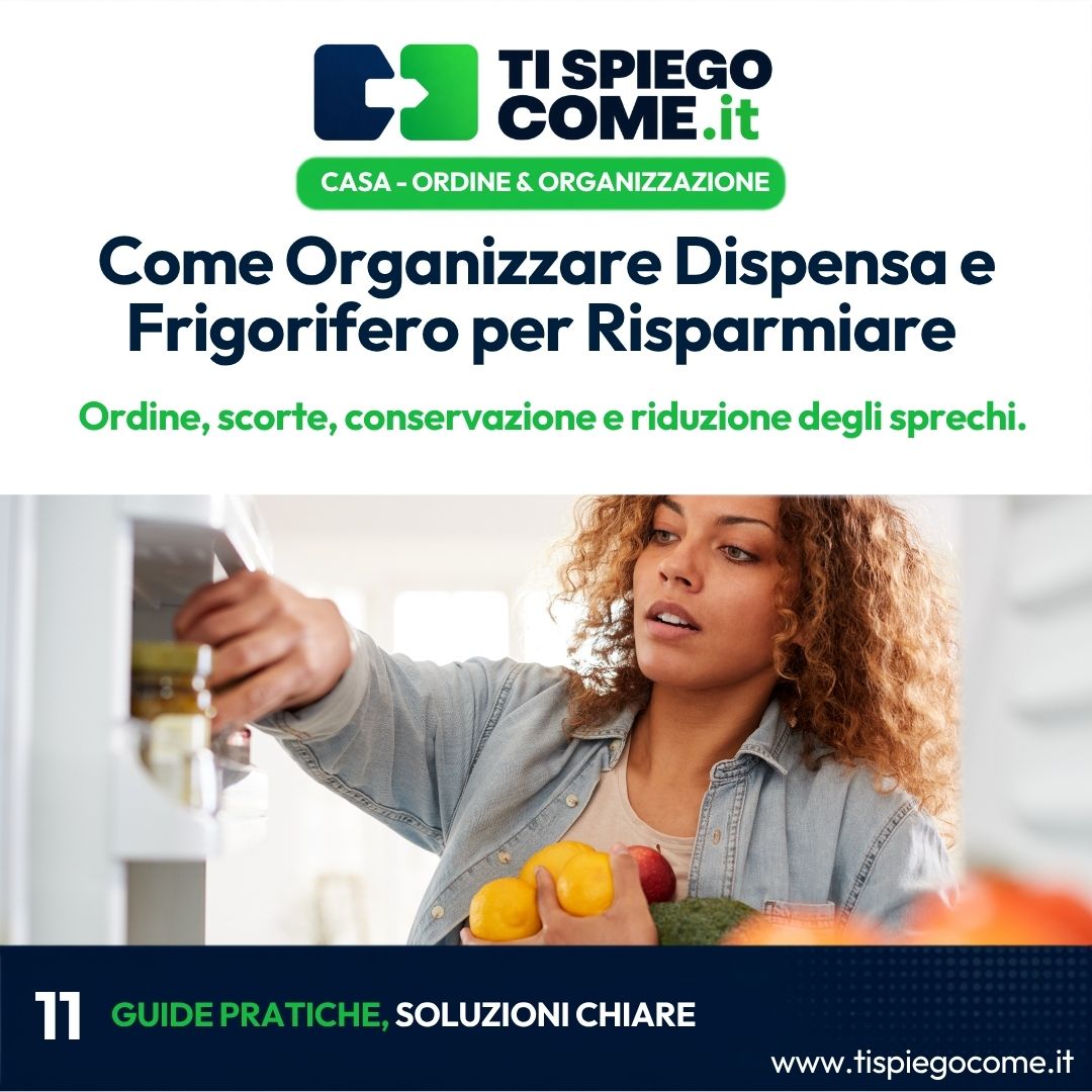 Come Organizzare Dispensa e Frigorifero per Risparmiare Spazio e Soldi