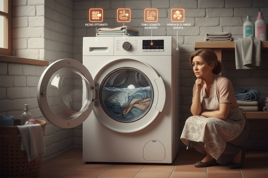 Come Capire Perché la Lavatrice Non Scarica l'Acqua