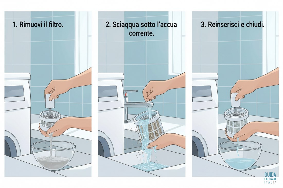 Come Pulire il Filtro della Lavatrice