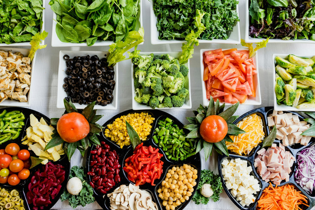 Ingredienti freschi per preparare un menu settimanale