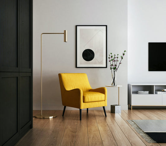 Casa pulita e arieggiata con ambiente domestico luminoso