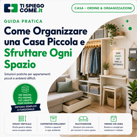Come Organizzare una Casa Piccola e Sfruttare Ogni Spazio