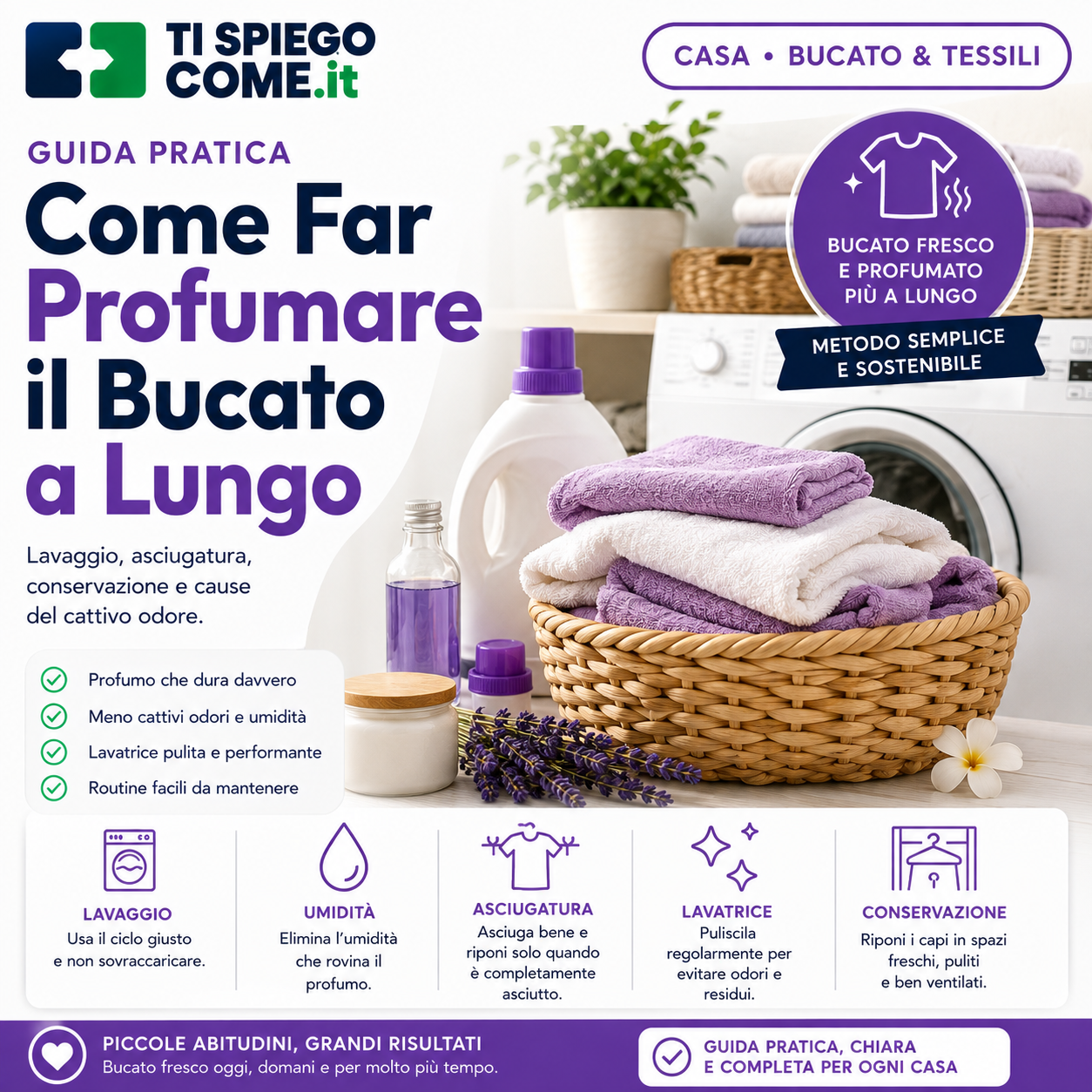 Come Far Profumare il Bucato a Lungo