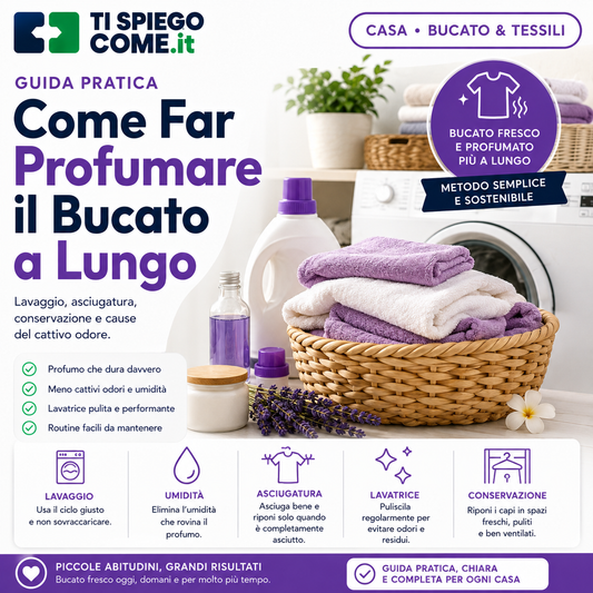 Come Far Profumare il Bucato a Lungo