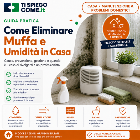 Come Eliminare Muffa e Umidità in Casa