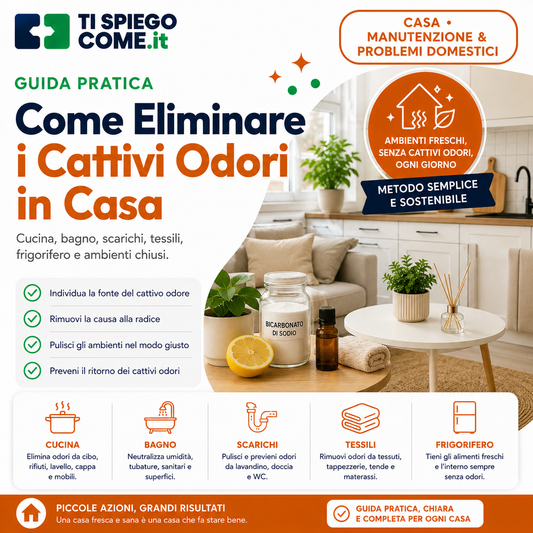 Come Eliminare i Cattivi Odori in Casa