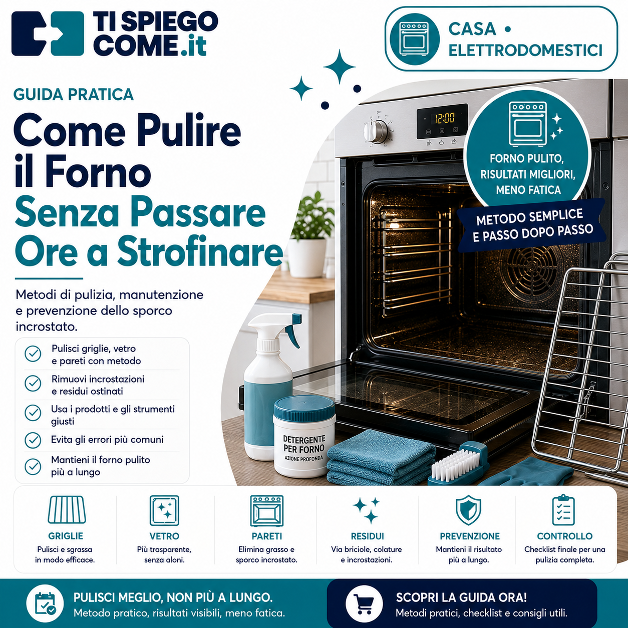 Come Pulire il Forno Senza Passare Ore a Strofinare