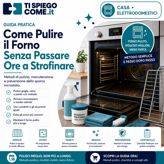 Come Pulire il Forno Senza Passare Ore a Strofinare