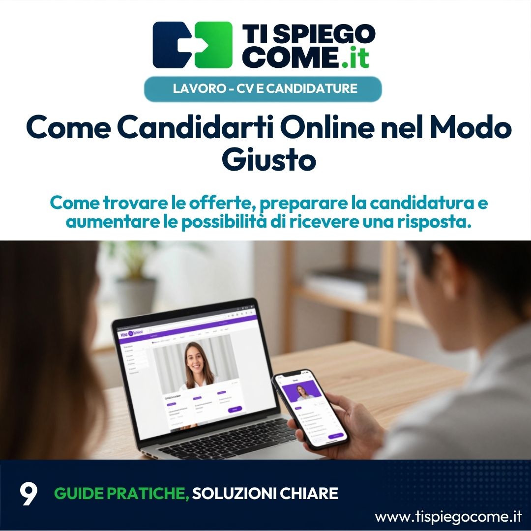 Come Candidarti Online nel Modo Giusto