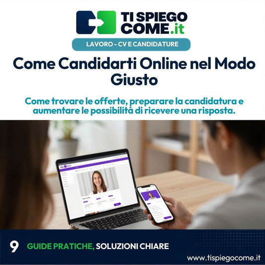 Come Candidarti Online nel Modo Giusto
