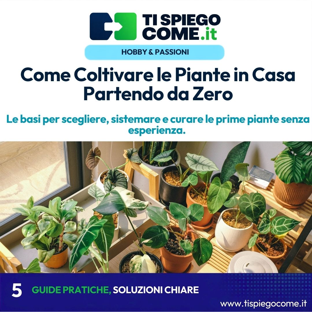 Come Coltivare le Piante in Casa Partendo da Zero