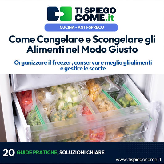 Come Congelare e Scongelare gli Alimenti nel Modo Giusto