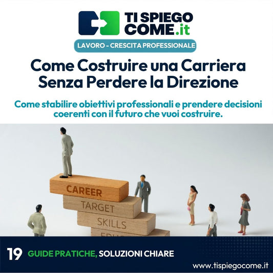 Come Costruire una Carriera Senza Perdere la Direzione