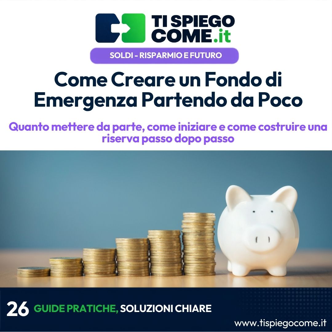 Come Creare un Fondo di Emergenza Partendo da Poco