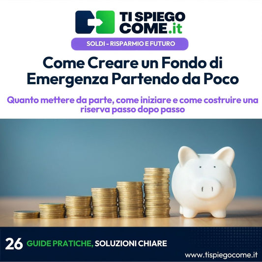 Come Creare un Fondo di Emergenza Partendo da Poco