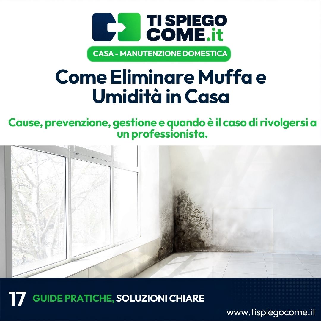 Come Eliminare Muffa e
Umidità in Casa
