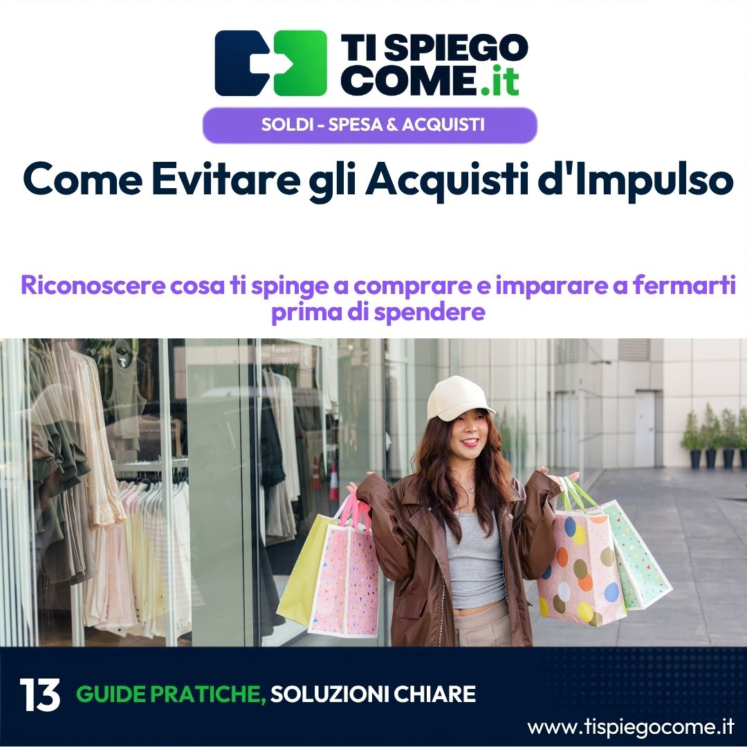 Come Evitare gli Acquisti d'Impulso