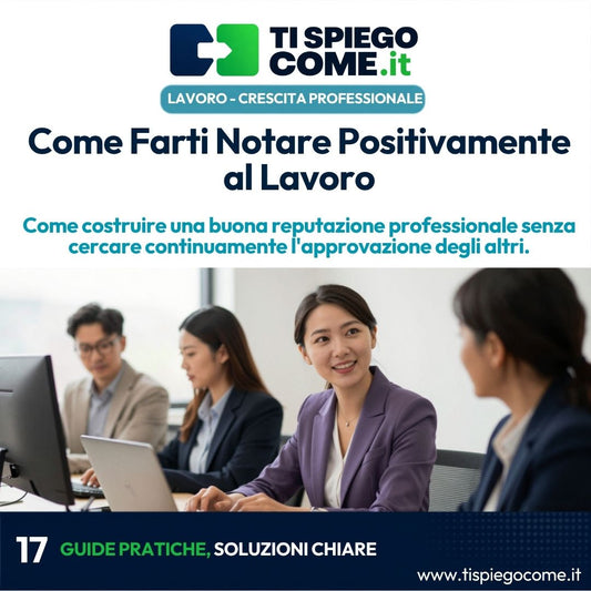 Come Farti Notare Positivamente al Lavoro