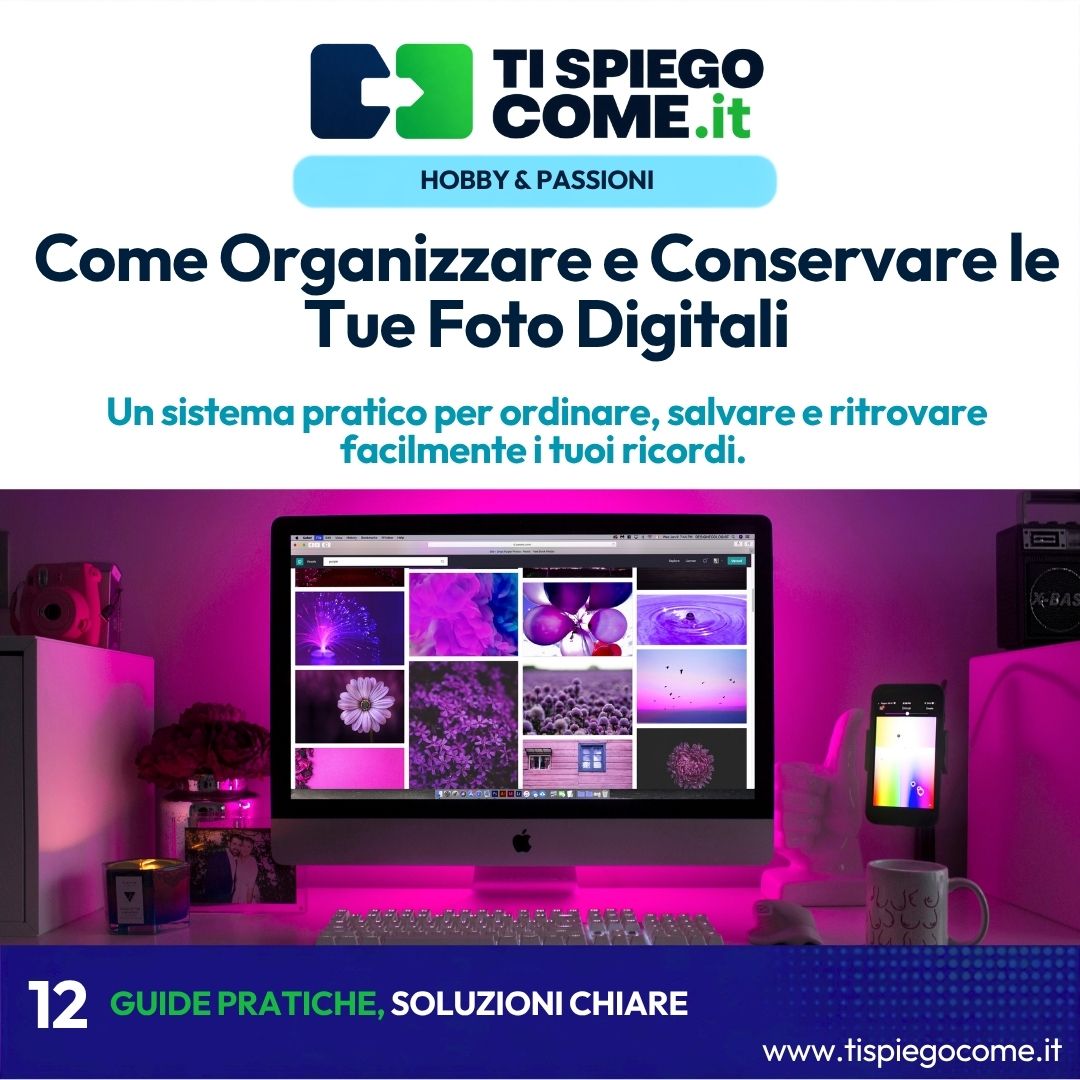 Come Organizzare e Conservare le Tue Foto Digitali