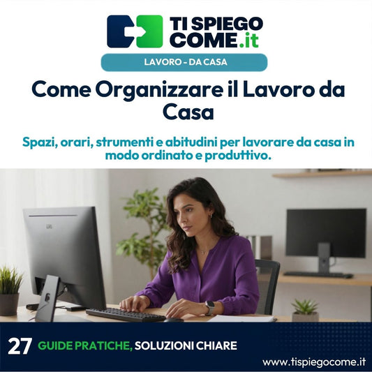 Come Organizzare il Lavoro da Casa