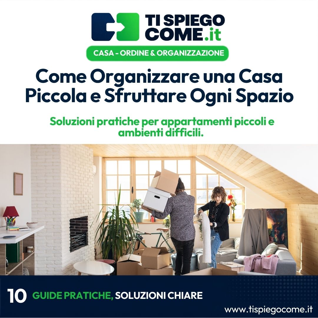 Come Organizzare una Casa Piccola e Sfruttare Ogni Spazio