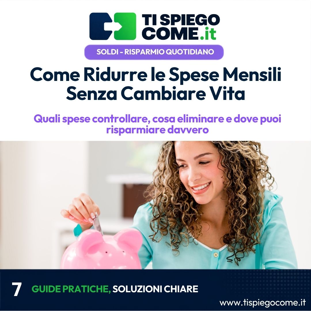 Come Ridurre le Spese Mensili Senza Cambiare Vita