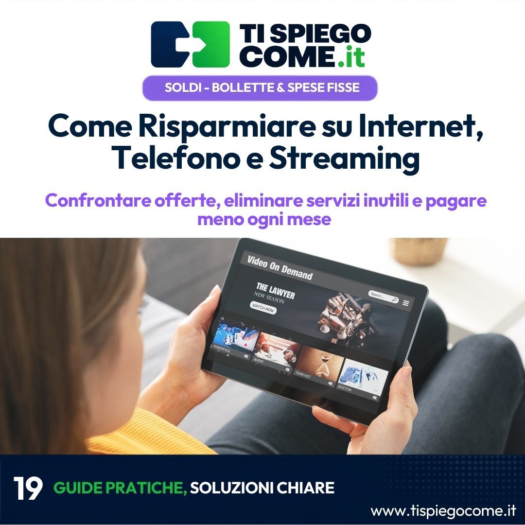 Come Risparmiare su Internet, Telefono e Streaming