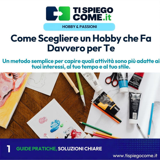 Come Scegliere un Hobby che Fa Davvero per Te