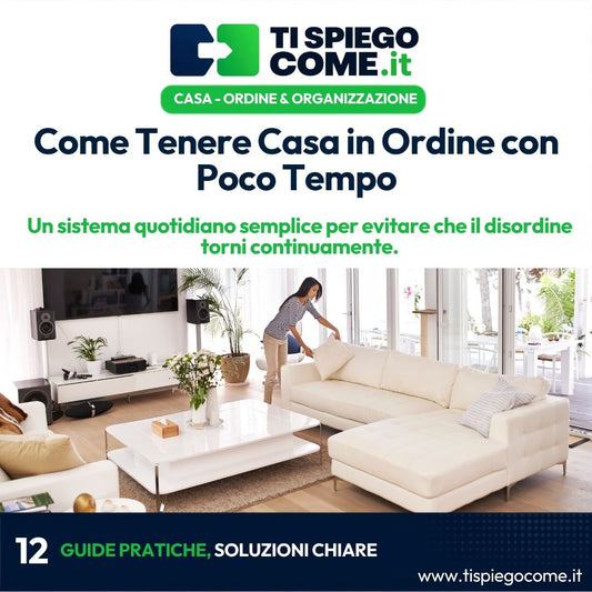 Come Tenere Casa in Ordine con Poco Tempo