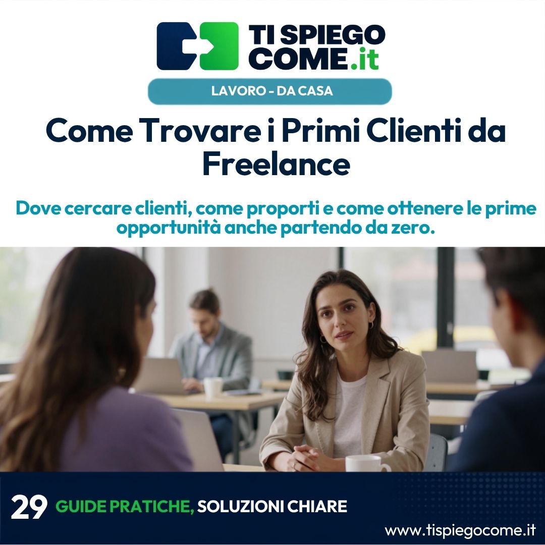 Come Trovare i Primi Clienti da Freelance