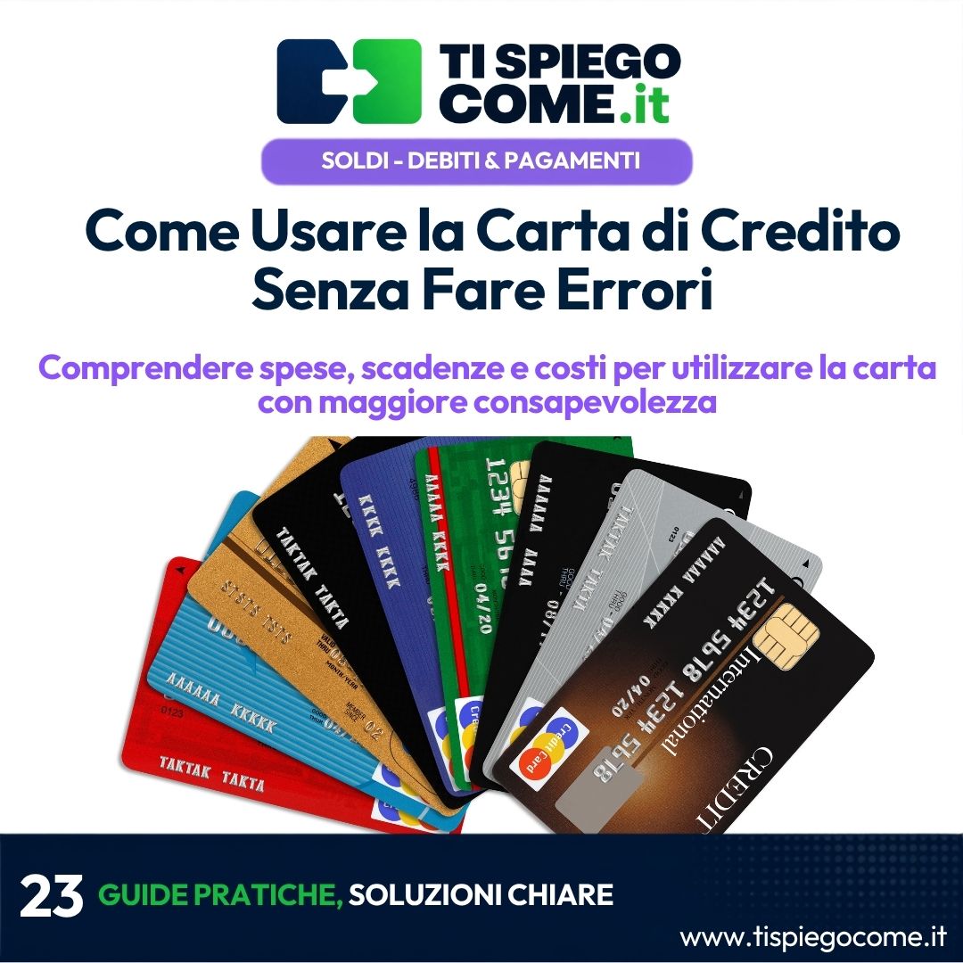 Come Usare la Carta di Credito Senza Fare Errori