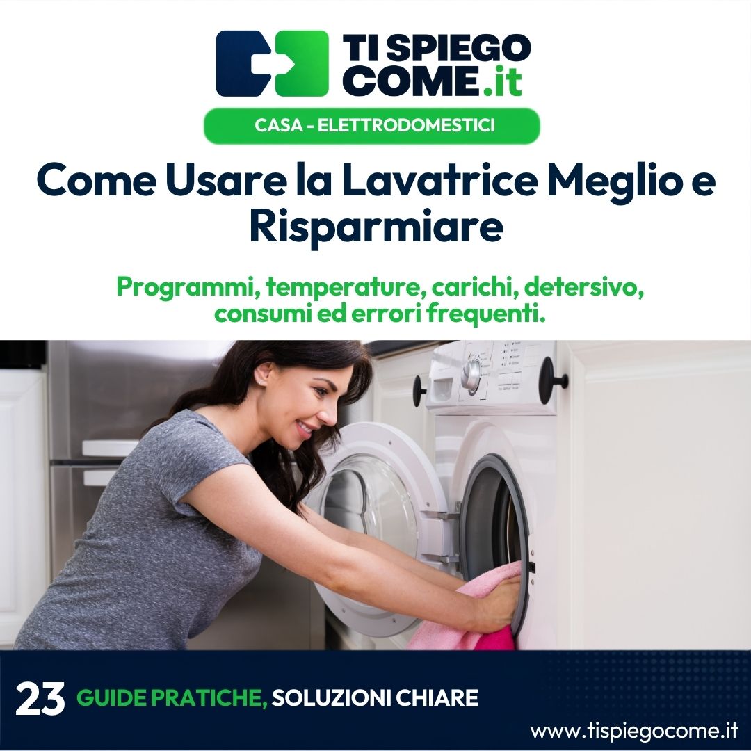 Come Usare la Lavatrice Meglio e Risparmiare
